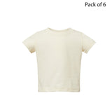 RADYAN® Infant Short Sleeve Crew Neck Fine Jersey Tee