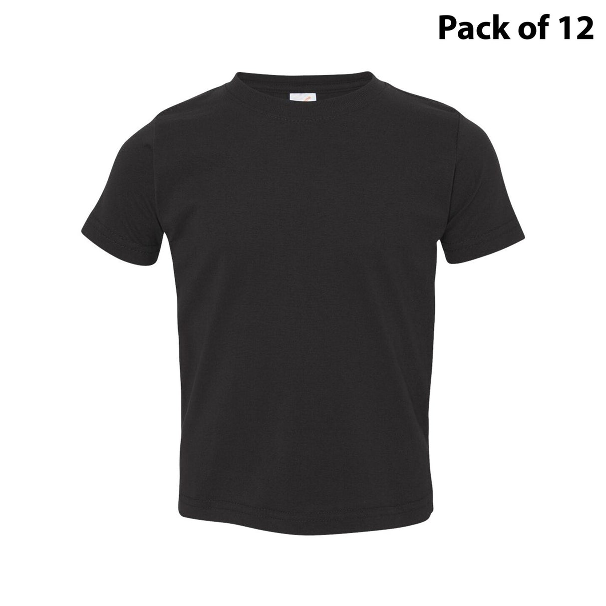 RADYAN® Toddler Fine Jersey Tee, Soft Cotton Short Sleeve T-Shirt - 3321