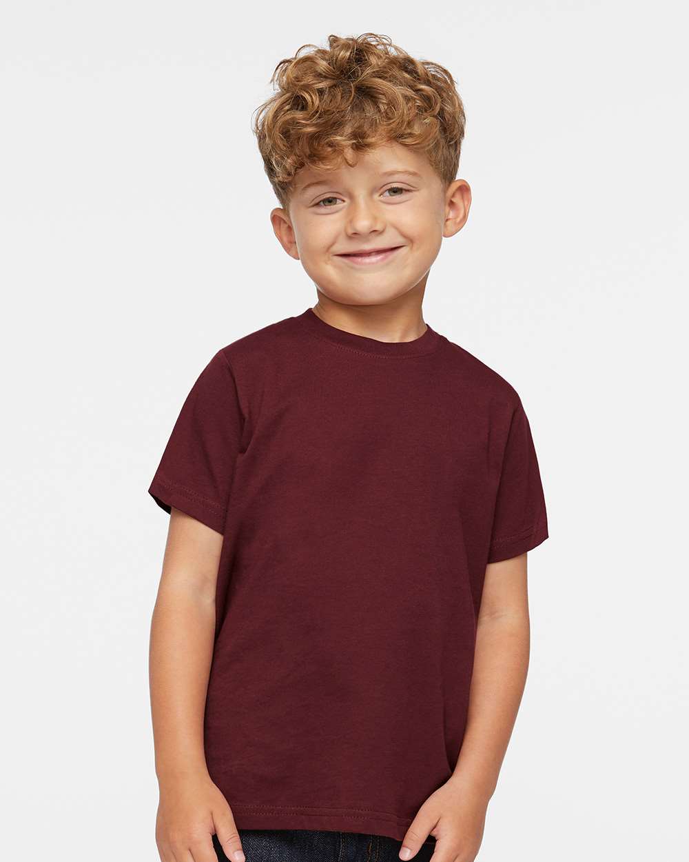 RADYAN® Toddler Fine Jersey Crewneck Short Sleeve Tee - 3321