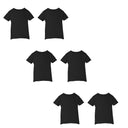 RADYAN® Toddler Fine Jersey Crew Neck Short Sleeve Tee
