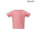 RADYAN® Infant Short Sleeve Crew Neck Fine Jersey Tee