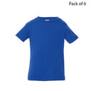 RADYAN® Infant Short Sleeve Crew Neck Fine Jersey Tee