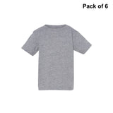 RADYAN® Infant Short Sleeve Crew Neck Fine Jersey Tee