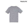 RADYAN® Infant Short Sleeve Crew Neck Fine Jersey Tee