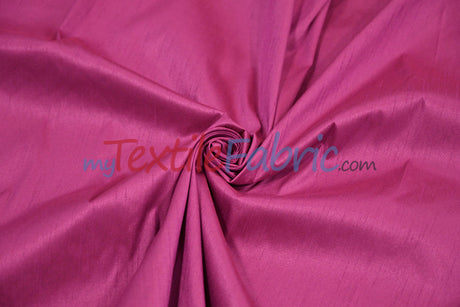 Faux Silk Polyester Dupioni Fabric - Solid Texture, 54" Width, Multiple Colors (Yards, Bolts, Sample Swatch)