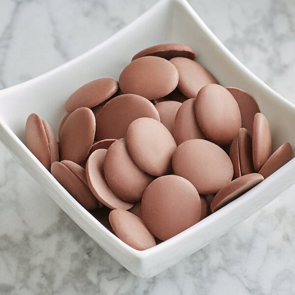 Guittard 25 lb. Organic 38% Milk Chocolate Wafers