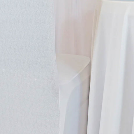 1 Piece Sequin Spandex Banquet Chair Cover White Stretch Sparkle Wedding Event Decor