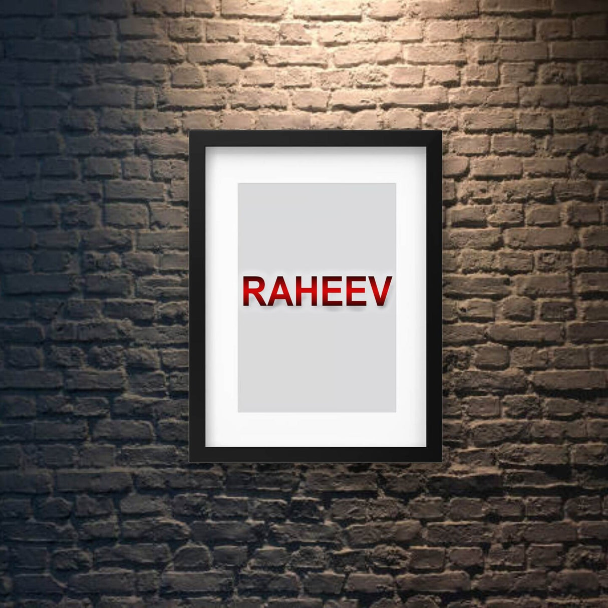 Versatile Frame with Mount – Hang Horizontally or Vertically, Easy No-Nail Setup!