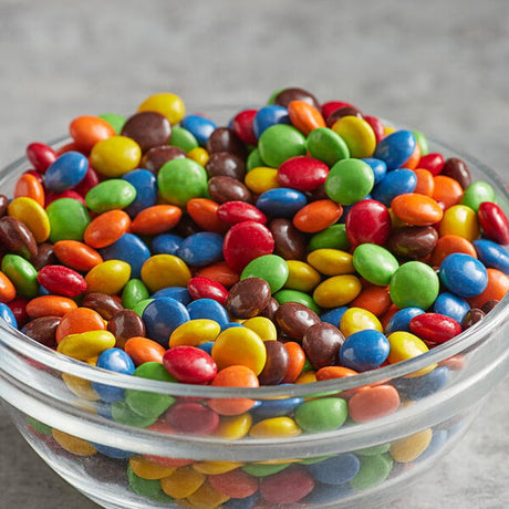 Chocolate Rainbow Mini Gems Topping 15 lb.