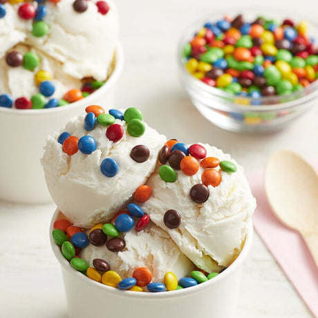 Chocolate Rainbow Mini Gems Topping 15 lb.