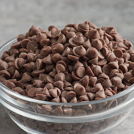 Blommer Chocolate Company Chocolate-Flavored 4M Baking Chips 25 lb.