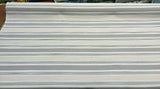 Cowen Polyester Upholstery Fabric - Beige White Stone Stripe, 56" Width, 6" Vertical Repeat (1 Yard)
