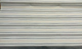 Cowen Polyester Upholstery Fabric - Beige White Stone Stripe, 56" Width, 6" Vertical Repeat (1 Yard)