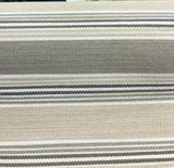 Cowen Polyester Upholstery Fabric - Beige White Stone Stripe, 56" Width, 6" Vertical Repeat (1 Yard)