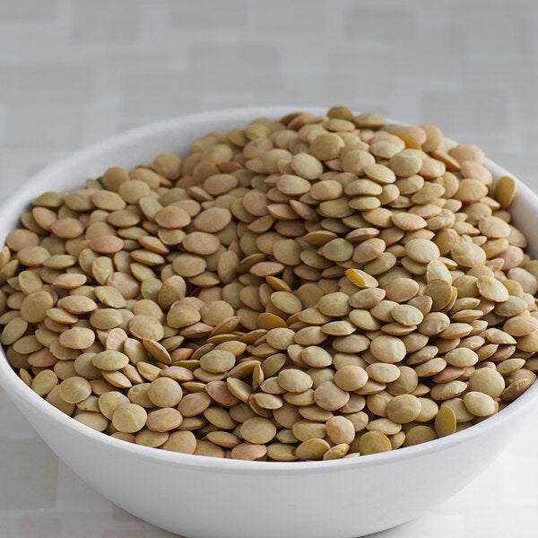 Organic Dried Green Lentils - 25 lb.