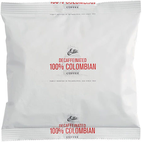 Ellis 6 oz. 100% Colombian Decaf Coffee Packet - 48/Case