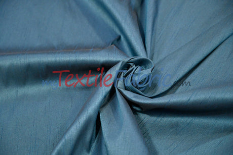 Faux Silk Polyester Dupioni Fabric - Solid Texture, 54" Width, Multiple Colors (Yards, Bolts, Sample Swatch)