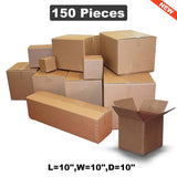Compact Shipping & Packing Boxes L-10",W-10",D-10" for Efficient and Secure Packaging