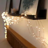 Christmas 180 LED Silver Copper Branch Tree Lights