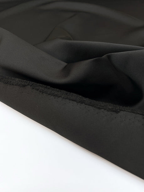 Black Doubleface Polyamide Fabric