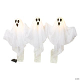 20" LED Ghost Yard Stakes - 3 Pc.