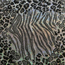 Nylon Spandex Safari Hologram Foil Fabric