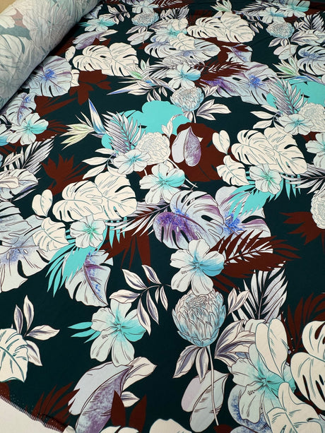 Viscose Floral Printed Fabric