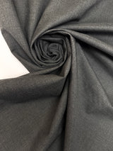 Polyester Wool Gabardine Melange Gray