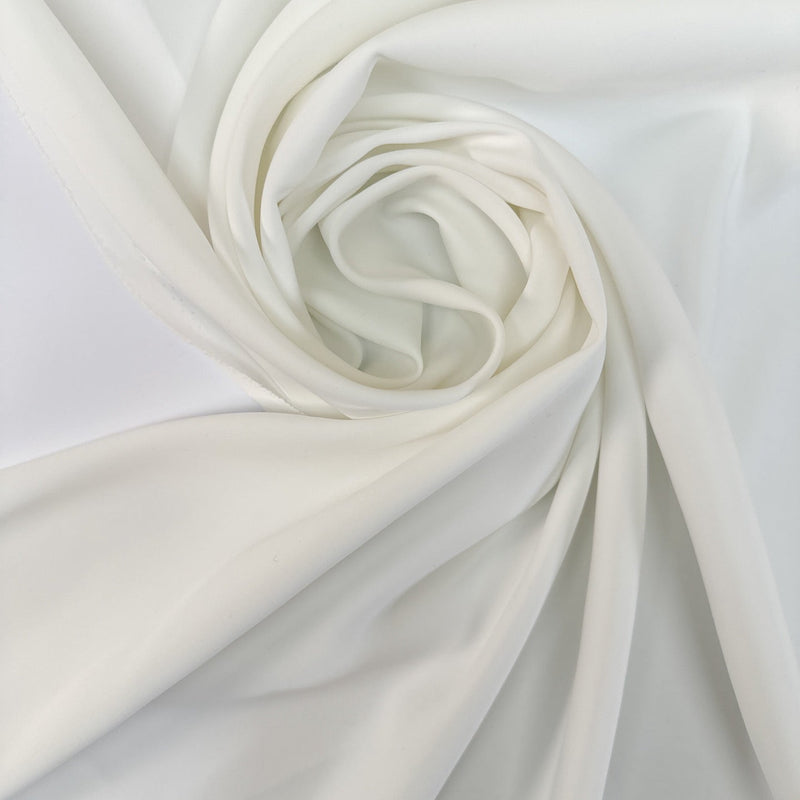 White Polyester Suit Woven