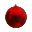 8" Christmas Red Shatterproof Ornament