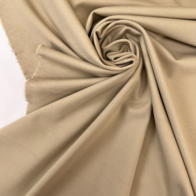 Viscose Blend Knitted Fabric Beige