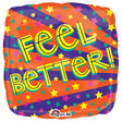 Foil Balloon Feel Better Burst & Stars