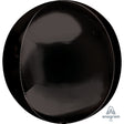 Jumbo Black Orbz Foil Balloon 3 Pack