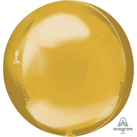 Gold Orbz Foil Balloon 3 Pack