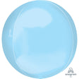 Jumbo Pastel Blue Orbz Foil Balloon 3 Pack