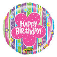 Foil Balloon Girls Floral Birthday