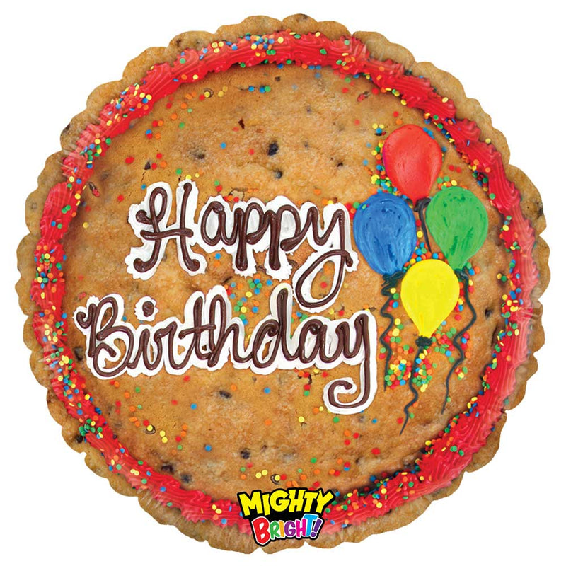 Foil Balloon Cookie Cake Birthday