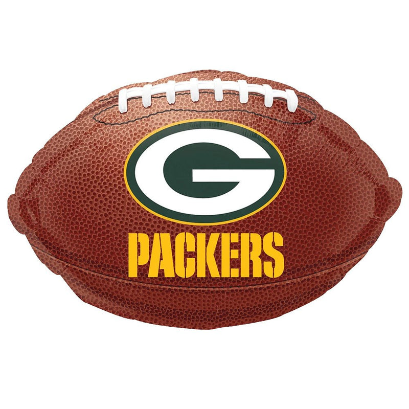 Football Foil Balloon - Green Bay Packers