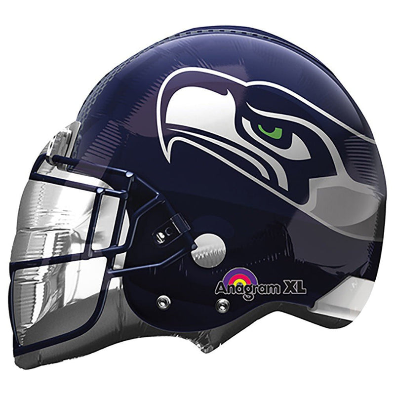 Football Helmet Foil Balloon - Seattle Seahawks