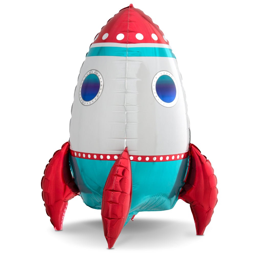 Rocket Ship Foil Balloon 21 Inch