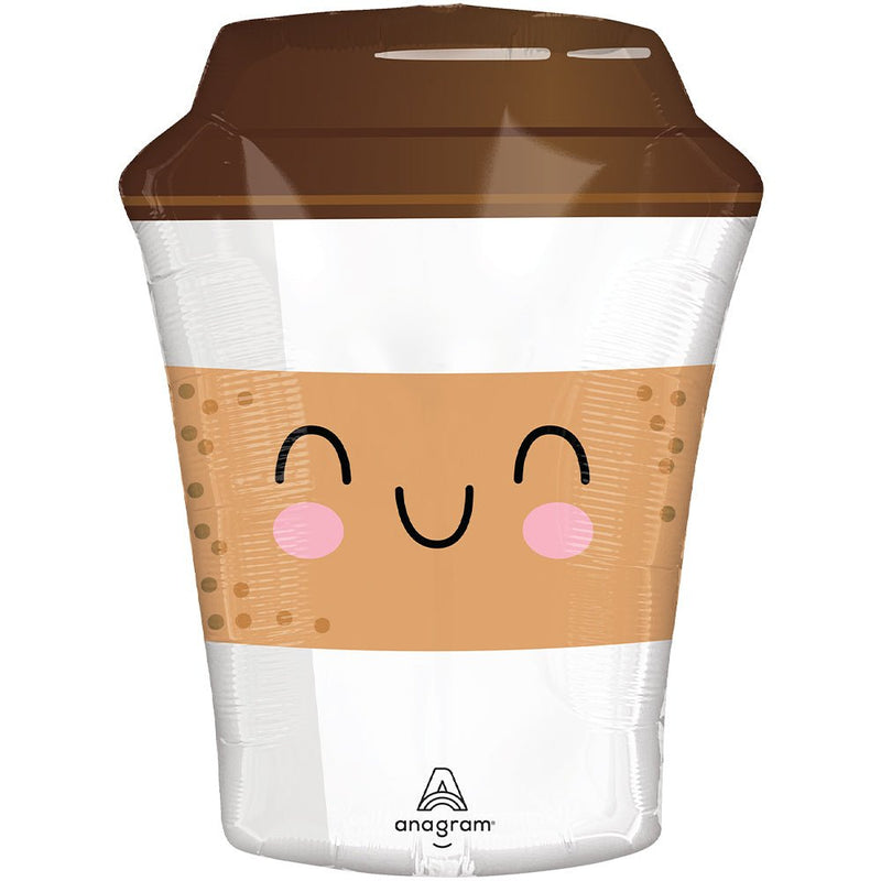 Foil Balloon Sippy Friends Coffee To Go