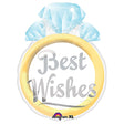 Wedding Foil Balloon 21 Inch Best Wishes