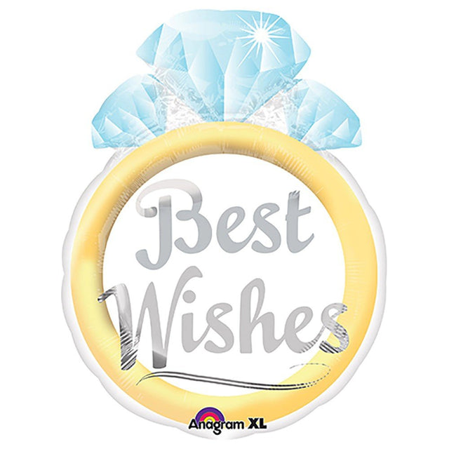 Wedding Foil Balloon 21 Inch Best Wishes