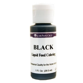 Black Liquid Food Coloring - 1 Ounce