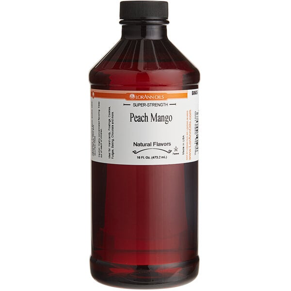 LorAnn Oils 16 fl. oz. All-Natural Peach Mango Super Strength Flavor