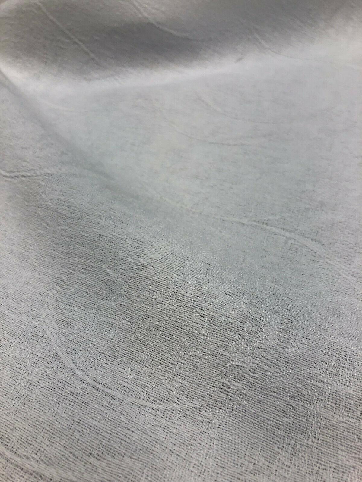 Gardenia Winter White Woven Drapery Fabric - Winter White, Woven, 57" Width (1 Yard)