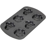 Wilton Halloween Ghost and Pumpkin Mini Cake Pan, 6-Cavity