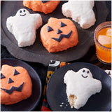 Wilton Halloween Ghost and Pumpkin Mini Cake Pan, 6-Cavity