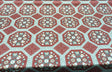 Wellman Decorative Lillian August Vintage Cotton Fabric - Red Floral Box, 57" Width, 9" Horizontal Repeat, 9" Vertical Repeat (1 Yard)