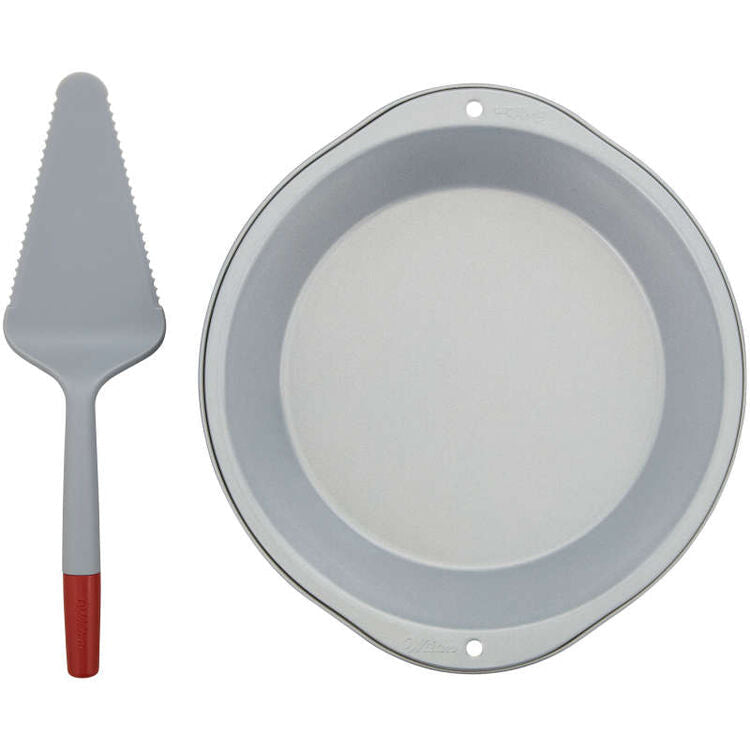 Wilton 9-Inch Pie Pan and Pie Server Set, 2-Piece